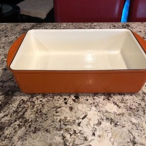 Mario Batali enamel cast iron lasagna pan